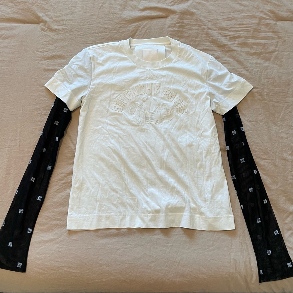 Givenchy 4G embroidery layered long sleeve